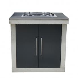 Стол-мойка уличный Гарден Шеф бетонный лофт Фасады + керамогранит