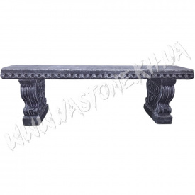 Скамейка бетонная, лавочка уличная «Барокко» Базовый