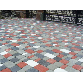 Тротуарная плитка «Старый город» 6 см Красный