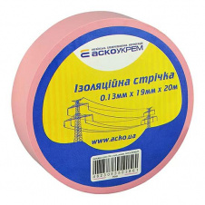 Изоляционная лента 0,13ммх19мм / 20м Розовая АскоУкрем (A0150020045)