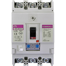 Автоматический выключатель ETI 004671887 EB2S 250/3LA 200А 3P (16kA регулируемый)