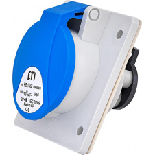 Вбудований силовий роз'єм ETI 004482076 EE-1632 IP54 (16A 230V 2P+PE)