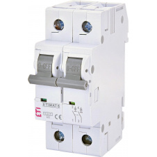 Автоматический выключатель ETI 002143515 ETIMAT 6 2p C 13А (6 kA)