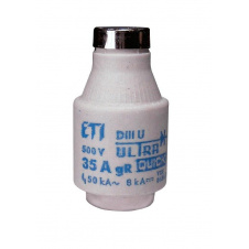 Запобіжник ETI 004323002 DIIIUQ50A/500V gR (50 kA)