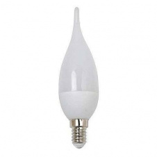 Лампа светодиодная свеча на ветру CF37 6W E14 220V 6400K Horoz 001-004-00061