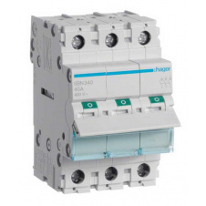 Выключатель нагрузки Hager SBN340 3P 40А/400В 3м