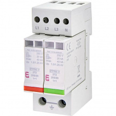Обмежувач перенапруги ETI 002442945 ETITEC V 2T2 255/20 (3+1)
