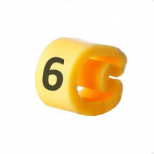 Маркування кабельне EC-1 з відміткою (6) 1,5...4 АскоУкрем