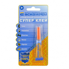 Супер Клей блистер 1шт - 3г Аско Укрем