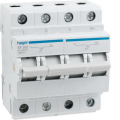 Переключатель Hager SF263 I-0-II 1+N 63А/230В 4м Кропивницкий