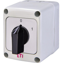 Кулачковий перемикач у корпусі ETI 004773155 CS 25 90 PN (1p «0-1» IP65 25A) Кропивницький