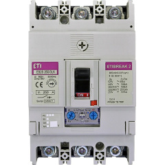 Автоматичний вимикач ETI 004671888 EB2S 250/3LA 250А 3P (16kA регульований) Житомир