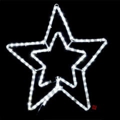 Гірлянда DELUX MOTIF Snowflake (сніжинка) 0.4м біла ІР44 Полтава