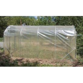 Теплиця "Косичка" 2 х 4 м (труба оцинкована 20х20), повний комплект "Преміум", плівка UV-4, 120 мкм.