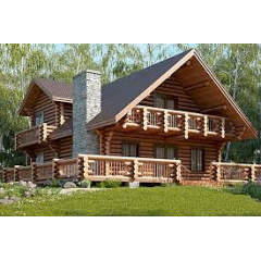 Строительство деревянного дома из оцилиндрованного бревна Ровно