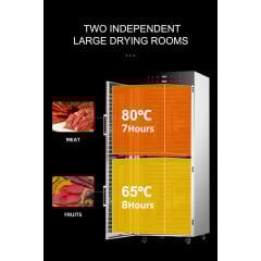 Дегідратор комерційний Tekhniko DH-32H-SS нержавіюча сталь (32 лотки) Володарськ-Волинський