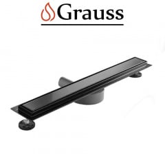 Душевой трап из нержавеющей стали-BLACK SUS304 FD29-70x700, Grauss Чехия Луцьк