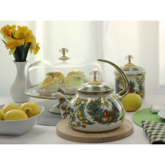 Чайник эмалированный "VITALY" Elmani с крышкой, 2,2 л Александрия