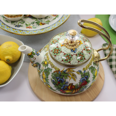 Чайник эмалированный "VITALY" Elmani с крышкой, 2,2 л Александрия