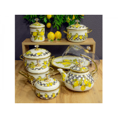 Чайник эмалированый "SICILY" Elmani с крышкой, 2,2 л Купянск