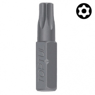 Біта TORX з отвором TOPTUL 1/4