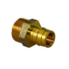 Штуцер Uponor Q&E латунний із зовнішнім різьбленням PL 16-G1/2 ЗР (1033435)