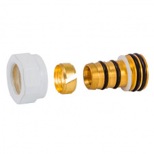 Різьбове з'єднання для пластикових труб Schlosser PEX GW M22x1.5 x 16x2 білий