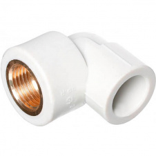 Фото - Коліно Prawtech PP-R Ø20x3/4 ВР (PP224020034) Коліно Prawtech PP-R Ø20x3/4 ВР (PP224020034)