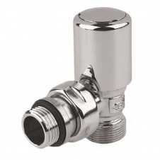 Кран радіаторний кутовий Carlo Poletti First 1/2"x24-19 хром (V140111CB)