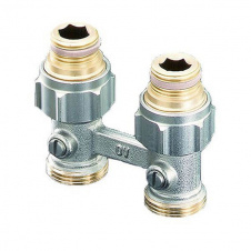Запірно-приєднувальний вузол Oventrop Multiflex F ZB 1/2 НР x 3/4 НР прямий (1015883)