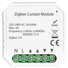 Розумний модуль для керування ролетами/карнизами Tervix ZigBee Roller Blind/Curtain Controller (437121)
