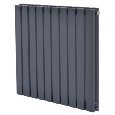 Трубчастий радіатор Arttidesign Terni II G 10/590/600 горизонтальний сірий