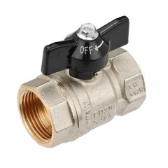 Кульовий кран General Fittings ВВ Standart, метелик 3/4 Запоріжжя