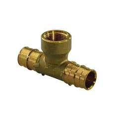 Трійник Uponor Q&E латунний з внутрішнім різьбленням PL 32-Rp1 ВР-32 (1047201) Киев