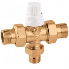 Вентиль зонний триходовий під термоголовку Caleffi 3/4" (677050) Жмеринка