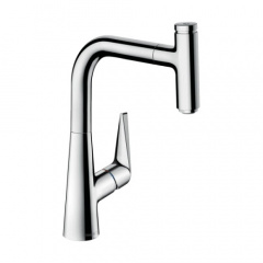 Змішувач для кухні Hansgrohe Talis Select S з висувним виливом (72822000) Ромны