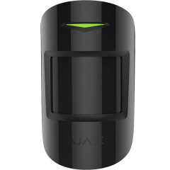 Бездротовий датчик руху Ajax MotionProtect Plus, Jeweller, 3V CR123A, чорний Ладан