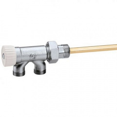 Кран нижнього підключення Caleffi горизонтальний 3/4"x23p.x1,5 (450150) Ладан