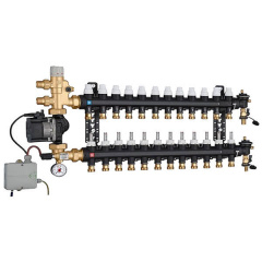 Колектор для теплої підлоги Caleffi UPS 25-60 3/4x3/4 12 контурів Хмельник