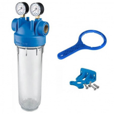 Фільтр-колба Atlas Filtri DP M MONO TS 3/4 + 2 манометра KIT (ZA1380431)