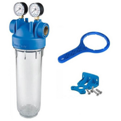 Фільтр-колба Atlas Filtri DP M MONO TS 1/2 + 2 манометра KIT (ZA1380331) Киев