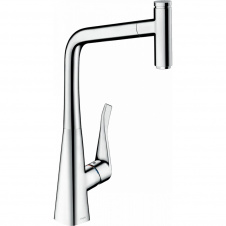 Змішувач для кухні Hansgrohe Metris Select M71 320 з витяжним шлангом
