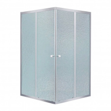 Душова кабіна Lidz Wawel SC80x80.SAT.LOW.FR, скло Frost 4 мм без піддону (LWASC8080SATLOWFR2)