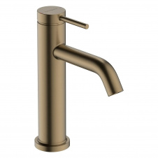 Змішувач для умивальника Hansgrohe Tecturis S EcoSmart+ із донним клапаном бронза