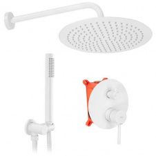 Душовий гарнітур Rea Lungo білий + Box (Rea-P8540)