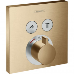 Термостат Hansgrohe ShowerSelect S на 2 клавіші (15763140) Біла Церква