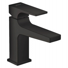 Змішувач для умивальника Hansgrohe Metropol з донним клапаном чорний матовий Балаклія