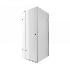 Душова кабіна Qtap CAPRICORN CRM1011SC6 100х100 скло Clear 6 мм, CalcLess, без піддону (CAPCRM1011SC6) Вишневое