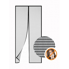 Москітна сітка для дверей на магнітах Clip-on Антипил A 120*210 см Сірий (47435813) Одеса