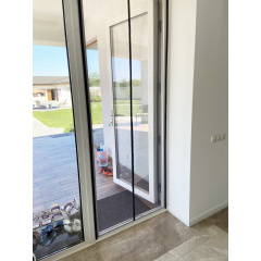 Москітна сітка для дверей на магнітах Clip-on Антипил A 120*210 см Сірий (47435813) Одеса